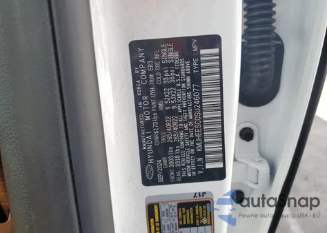 2025 Genesis Gv80 Prestige из США, поврежденный, VIN KMUHEESC0SU246077